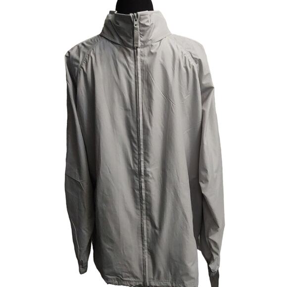 Champs Sports Men's gray and black hooded with pockets windbreaker Size Large - Picture 1 of 12